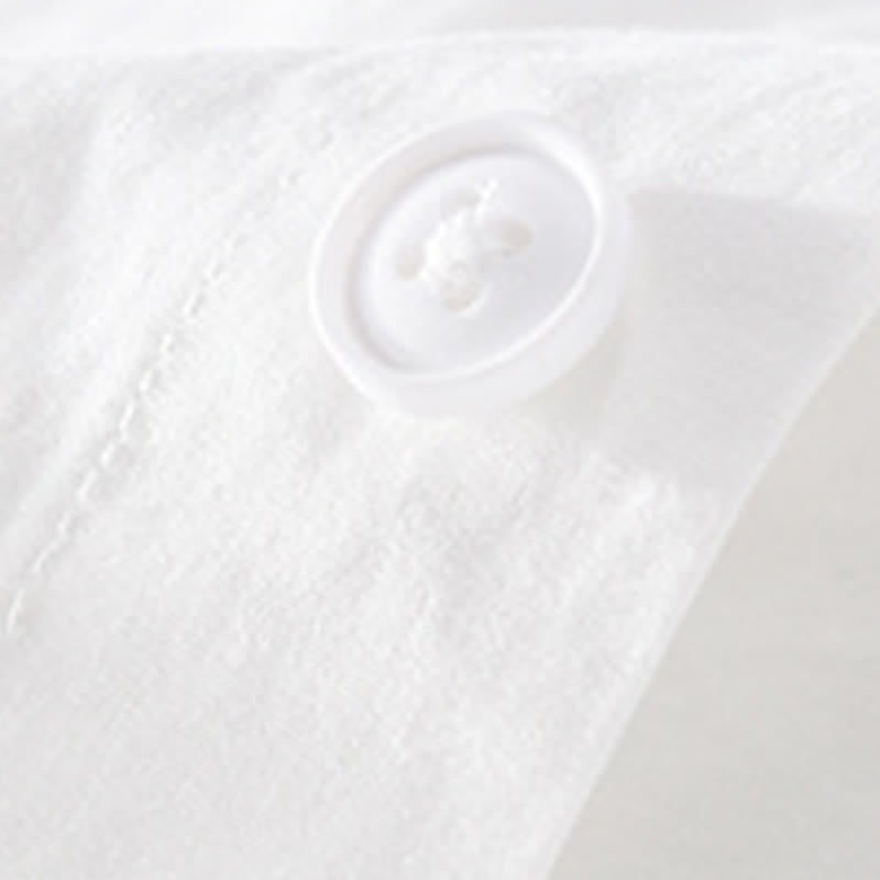 Camisa de algodón de manga larga para hombre, con Buddha Stones, bloques de color, bolsillos decorativos, botones y cuello alto. - image 11