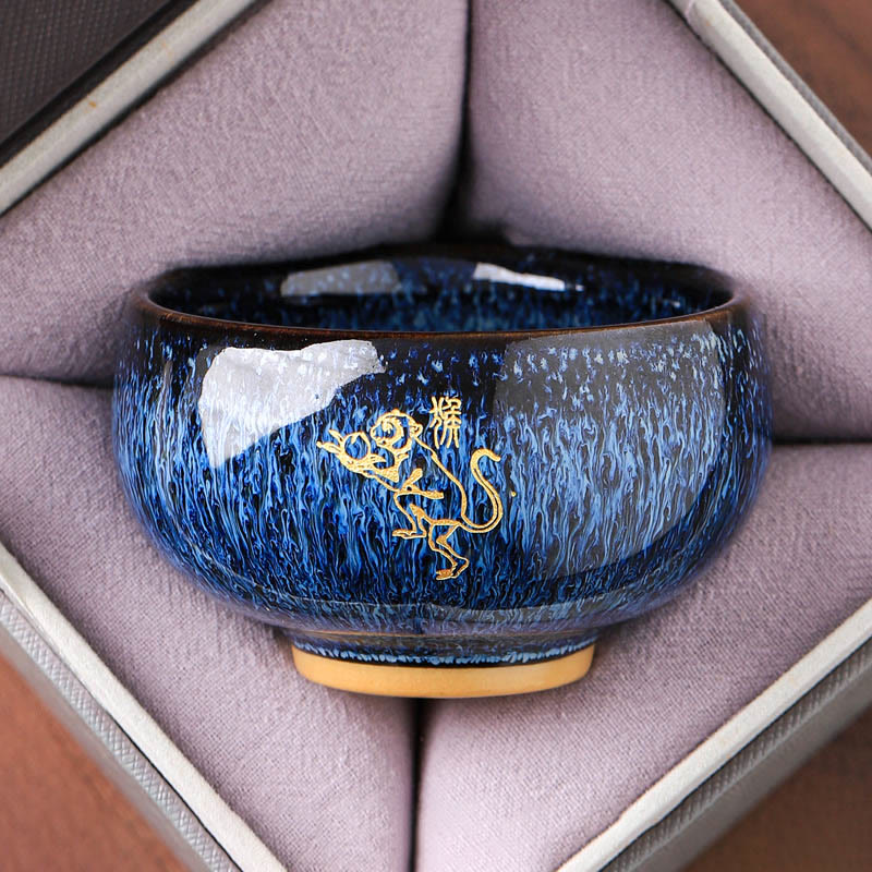 Taza de té de cerámica con diseño de Buddha Stones y el año del Caballo (135 ml) - Mono 7,5 cm x 4,8 cm x 135 ml - image 8