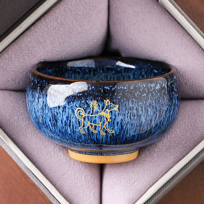Taza de té de cerámica con diseño de Buddha Stones y el año del Caballo (135 ml) - Perro 7,5 cm x 4,8 cm x 135 ml - image 10