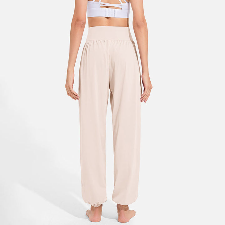 Pantalones deportivos tipo harem para mujer con diseño de Buddha Stones, cintura elástica y cordón ajustable, ideales para yoga y con bolsillos. - image 10