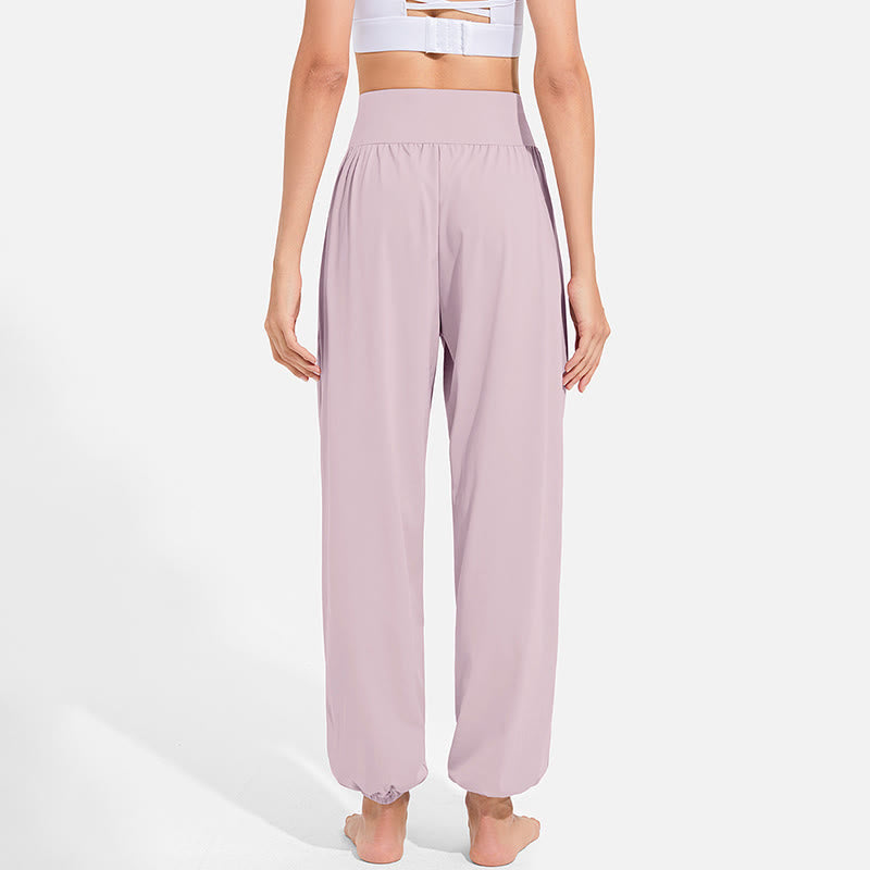 Pantalones deportivos tipo harem para mujer con diseño de Buddha Stones, cintura elástica y cordón ajustable, ideales para yoga y con bolsillos. - image 16