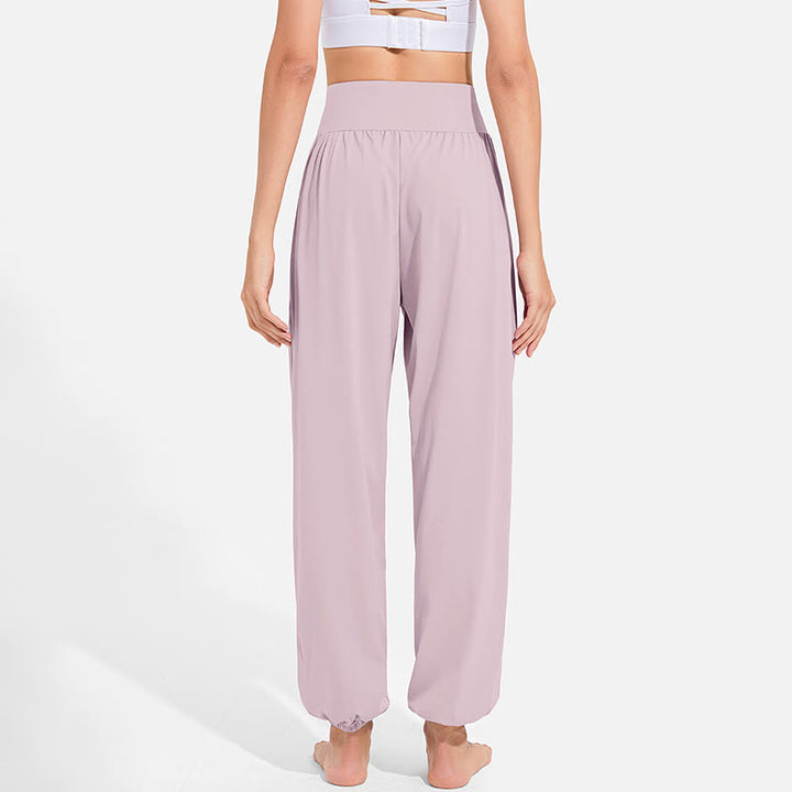 Pantalones deportivos tipo harem para mujer con diseño de Buddha Stones, cintura elástica y cordón ajustable, ideales para yoga y con bolsillos. - image 16