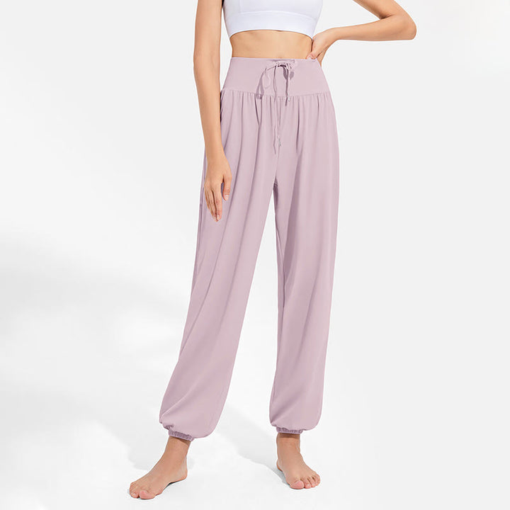 Pantalones deportivos tipo harem para mujer con diseño de Buddha Stones, cintura elástica y cordón ajustable, ideales para yoga y con bolsillos. - image 13