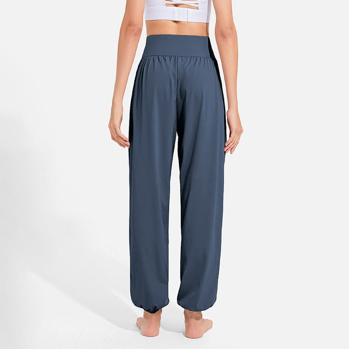 Pantalones deportivos tipo harem para mujer con diseño de Buddha Stones, cintura elástica y cordón ajustable, ideales para yoga y con bolsillos. - image 24
