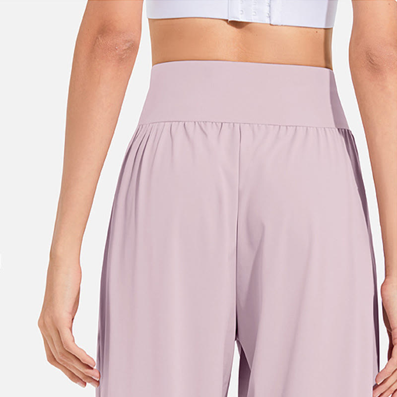 Pantalones deportivos de yoga con cintura elástica y cordón ajustable para mujer, con Buddha Stones y bolsillos. - image 18