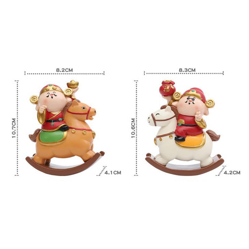 Buddha Stones, Año del Caballo, Dios de la Riqueza, Bolsa de Dinero, Éxito, Prosperidad, Decoración de Escritorio - image 9