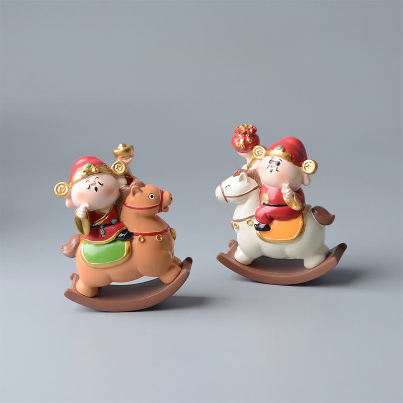 Buddha Stones, Año del Caballo, Dios de la Riqueza, Bolsa de Dinero, Éxito, Prosperidad, Decoración de Escritorio - image 0