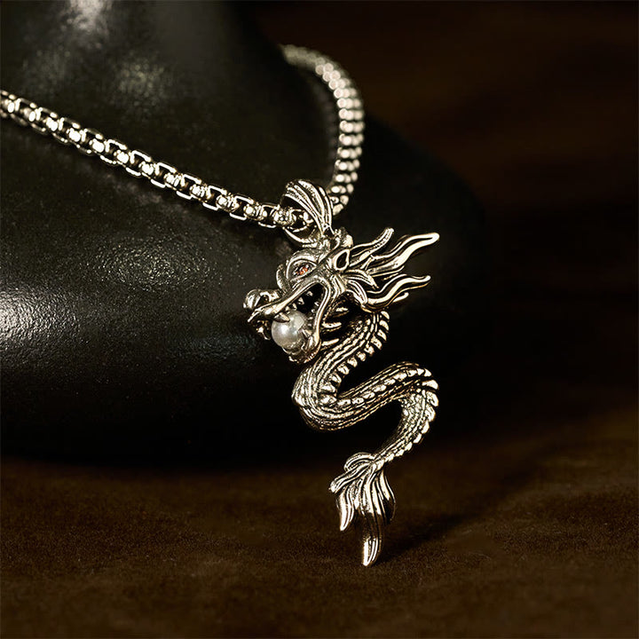 Colgante de cobre con Buddha Stones y dragón para la suerte - image 1