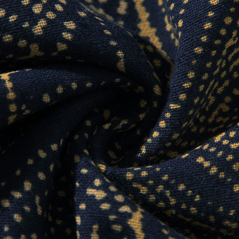 Chaqueta tipo kimono de algodón para hombre, con diseño geométrico de Buddha Stones , rayas y mariposas, de media manga y frente abierto. - image 9