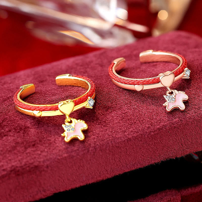 Anillo abierto de confianza con Buddha Stones, ágata roja y plata de ley 925 - image 2