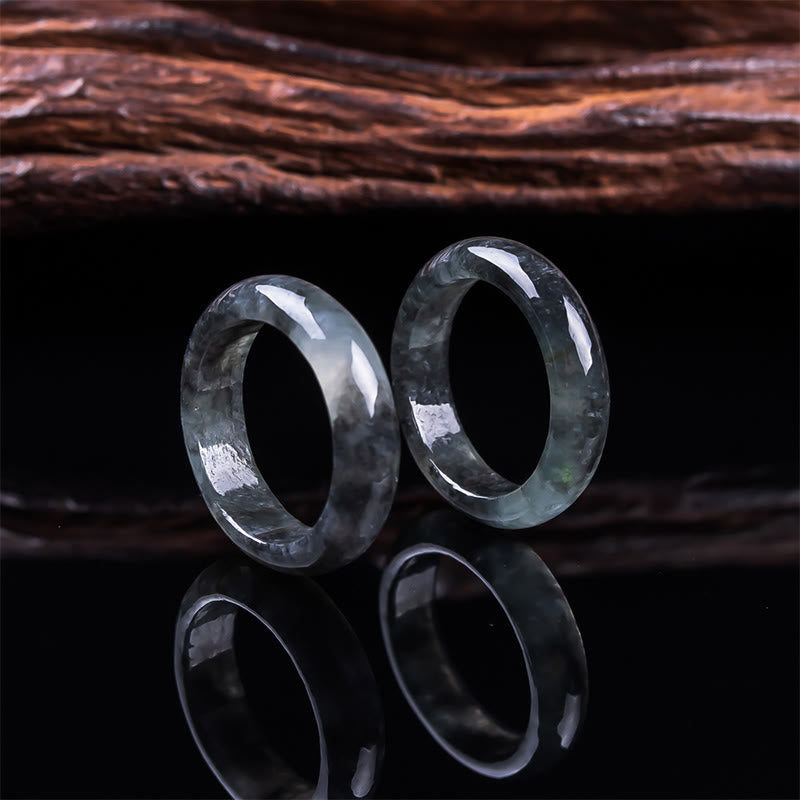 Buddha Stones Anillo de jade para la prosperidad, la suerte y la abundancia - image 7