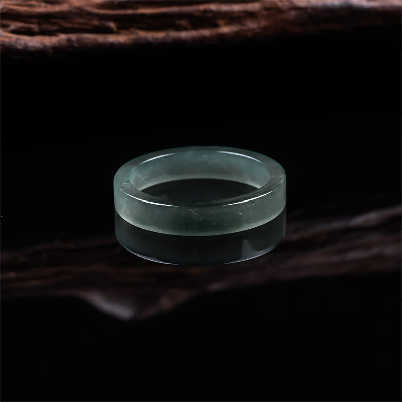 Buddha Stones Anillo de Jade Abundancia y Prosperidad en varios tamaños disponibles - image 4