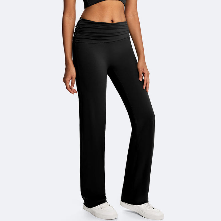 Buddha Stones Top corto liso con cuello halter, espalda descubierta, sin mangas, pantalones de pierna recta para deportes, fitness y yoga. - Negro (solo pantalones) - US14，UK/AU18，EU46 (2XL) - image 23