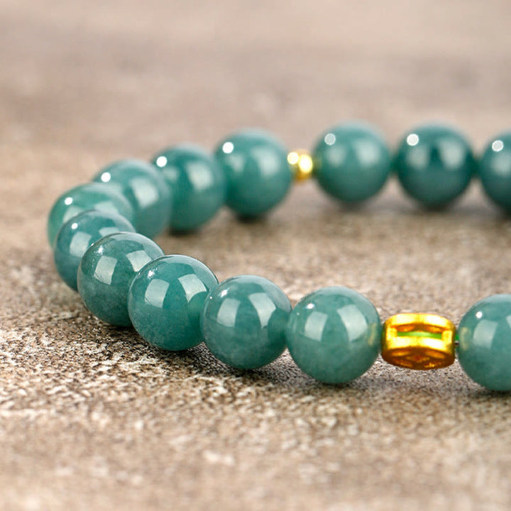 Buddha Stones Pulsera de Jade para la Prosperidad y la Abundancia del Año del Caballo - image 9