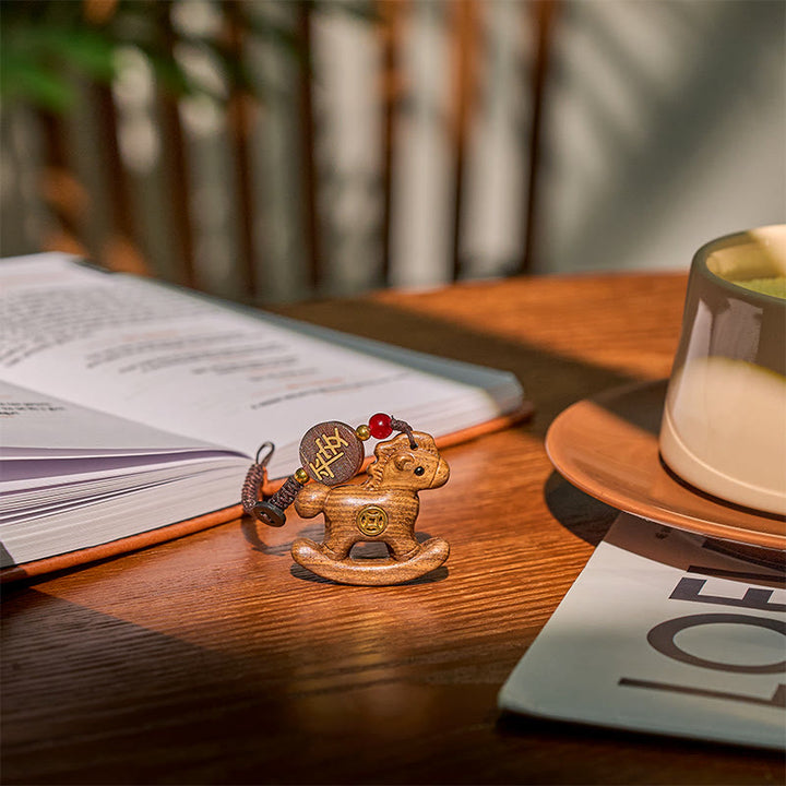 Buddha Stones, año del caballo, arcoíris, eucalipto, hoja pequeña, sándalo rojo, madera de tilo, ébano tallado. - image 23