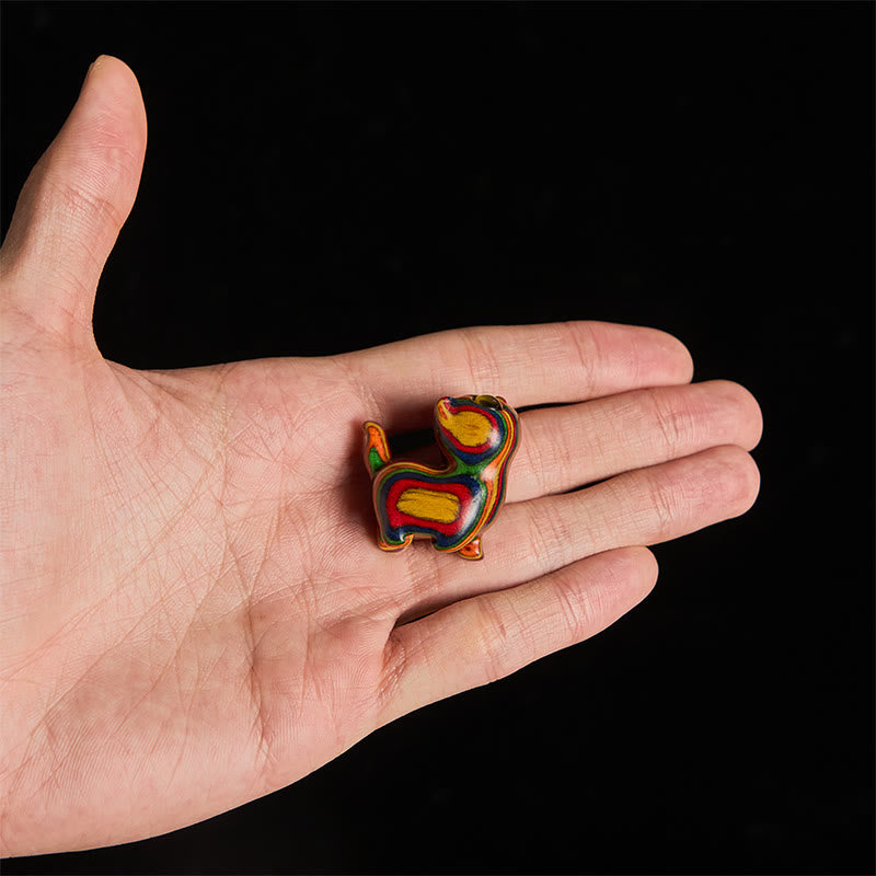 Buddha Stones talladas con un lindo gatito y eucalipto arcoíris para reducir el estrés. - image 12