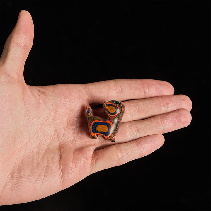 Buddha Stones talladas con un lindo gatito y eucalipto arcoíris para reducir el estrés. - image 4
