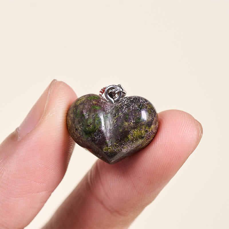 Colgante de equilibrio con Buddha Stones, diseño de corazón, amatista, topacio, cristal rosa, ópalo, ojo de tigre, cristal blanco, jaspe rojo, amazonita, aventurina verde, obsidiana negra, citrino. - image 10