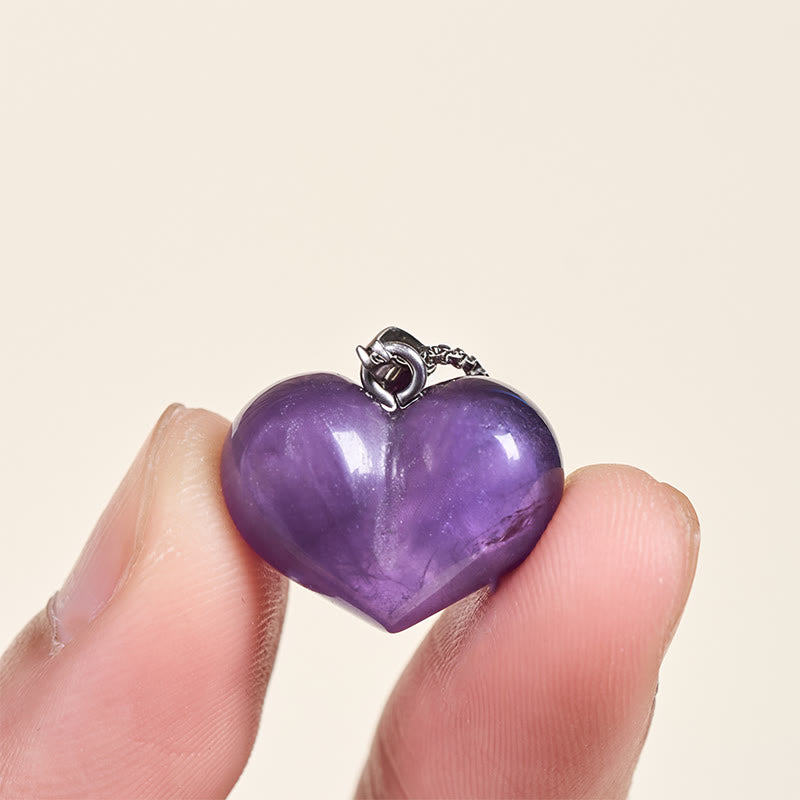 Colgante de equilibrio con Buddha Stones, diseño de corazón, amatista, topacio, cristal rosa, ópalo, ojo de tigre, cristal blanco, jaspe rojo, amazonita, aventurina verde, obsidiana negra, citrino. - image 2