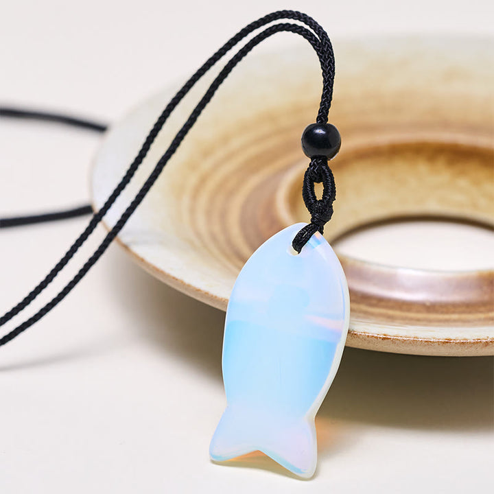 Colgante de collar con Buddha Stones , pez koi, cristal rosa, ágata india, amatista, topacio, jaspe rojo y calidez. - image 57