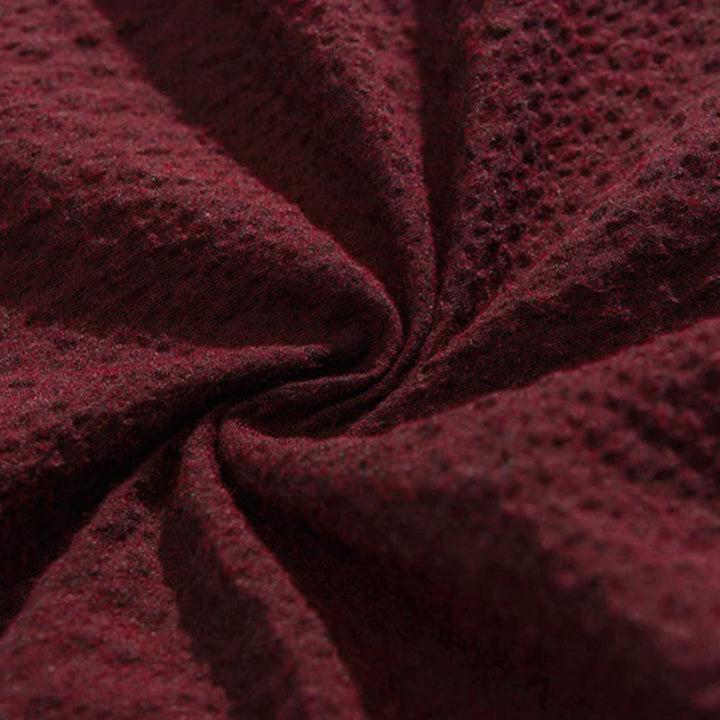 Buddha Stones Camisa de manga tres cuartos para hombre, color liso, con botones y bolsillos, para primavera - image 21