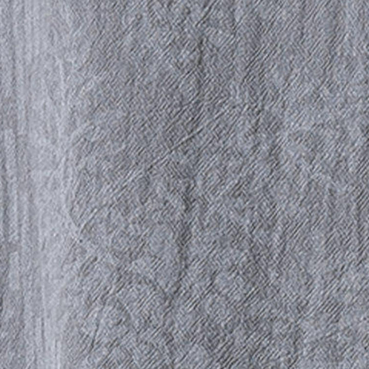 Buddha Stones Camisa de algodón de manga corta con botones de rana y bolsillos para hombre con estampado de flores de verano y hierba - image 10