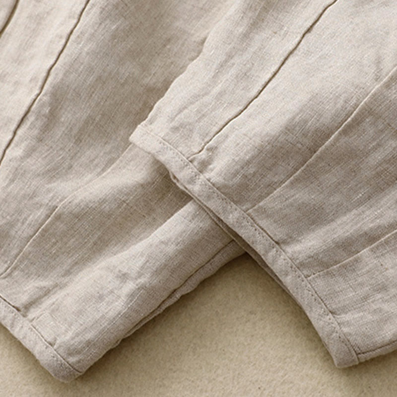 Buddha Stones Pantalones Harem Commute con diseño de bloques de color para mujer, de longitud 7-8, con bolsillos - image 6