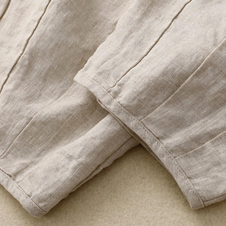 Buddha Stones Pantalones Harem Commute con diseño de bloques de color para mujer, de longitud 7-8, con bolsillos - image 6