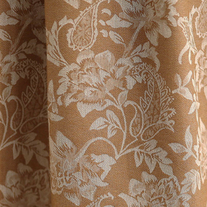 Buddha Stones Falda de algodón con estampado floral y cachemira para mujer, corte A, cintura elástica y bolsillos - image 17