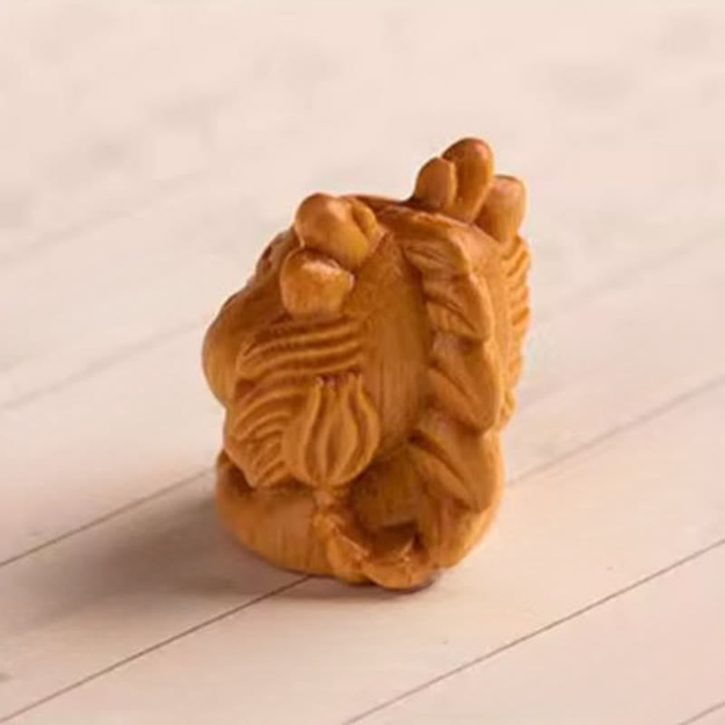 Buddha Stones Llavero con bendición de la semilla Bodhi de la luna, estrella y sándalo rojo del Año del Caballo - image 26