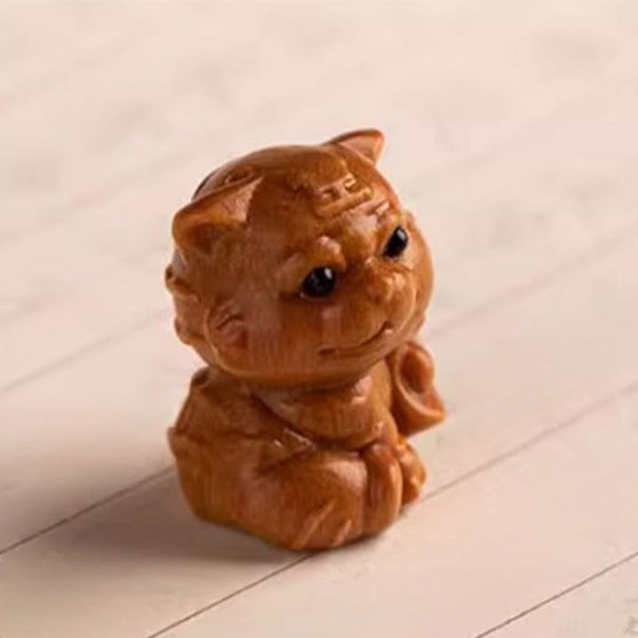 Buddha Stones Llavero con bendición de la semilla Bodhi de la luna, estrella y sándalo rojo del Año del Caballo - image 14