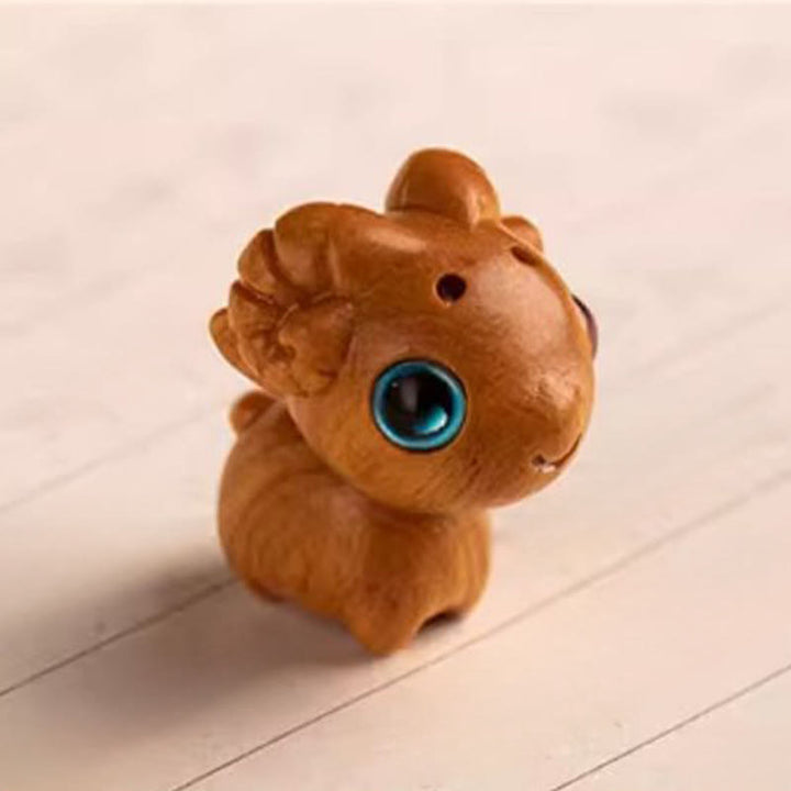 Buddha Stones Llavero con bendición de la semilla Bodhi de la luna, estrella y sándalo rojo del Año del Caballo - image 33