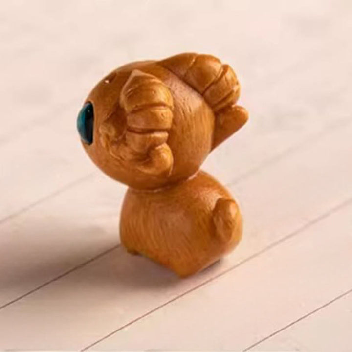 Buddha Stones Llavero con bendición de la semilla Bodhi de la luna, estrella y sándalo rojo del Año del Caballo - image 34