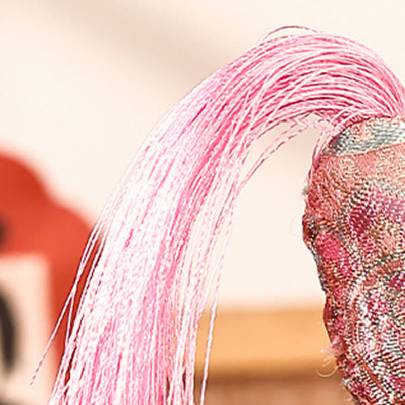 Buddha Stones Adorno colgante de la suerte con hilo rojo bordado del Año del Caballo - image 10