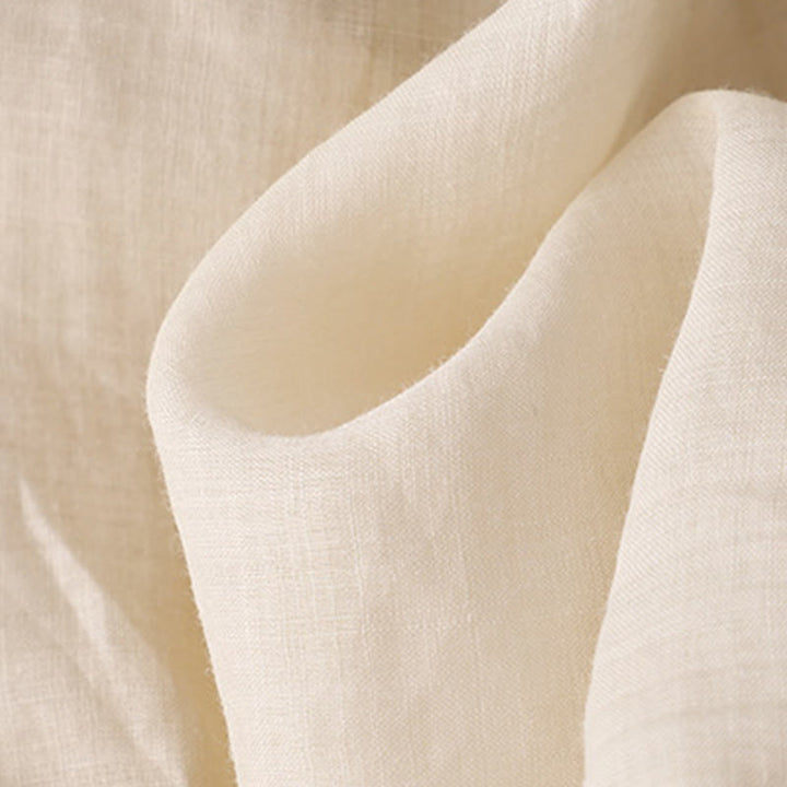 Buddha Stones Kimono de verano liso de manga larga con cordones y abertura frontal para mujer - image 11