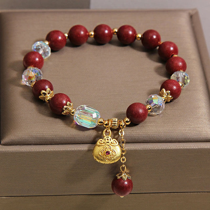Buddha Stones Pulsera curativa con amuleto de la suerte de sándalo - image 4