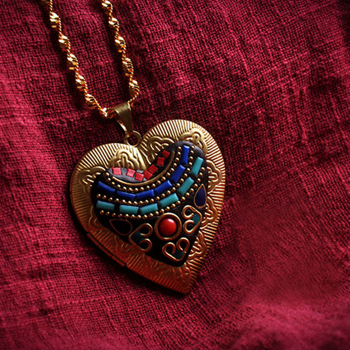 Buddha Stones Collar con colgante de riqueza de cobre Kwan Yin Avalokitesvara Zakiram - image 18