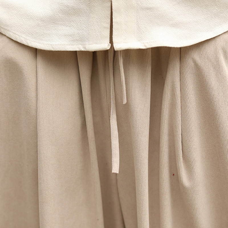 Buddha Stones Pantalones harén para hombre con cintura elástica, cordón ajustable y bolsillos - image 10