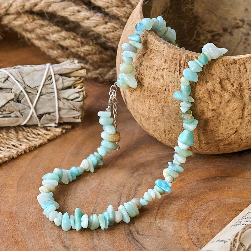 Collar de la suerte con piedras de cristal natural de Buddha Stones - image 3