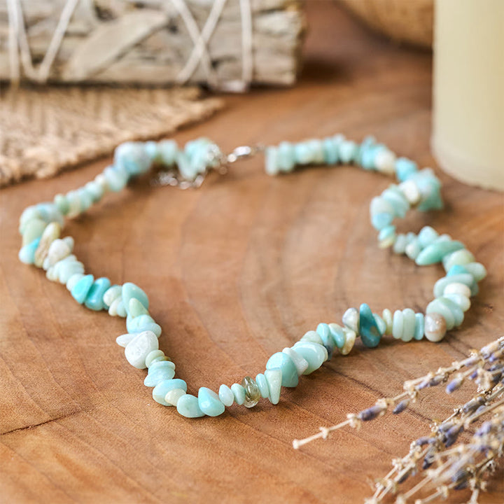 Collar de la suerte con piedras de cristal natural de Buddha Stones - image 4