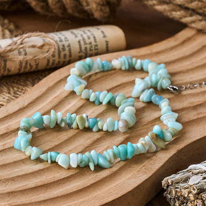 Collar de la suerte con piedras de cristal natural de Buddha Stones - image 5