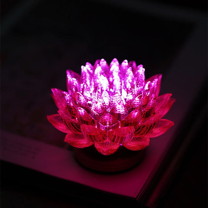 Buddha Stones Lotus Liuli Cristal Cobre Latón Nuevo Comienzo Decoración del Hogar - image 46