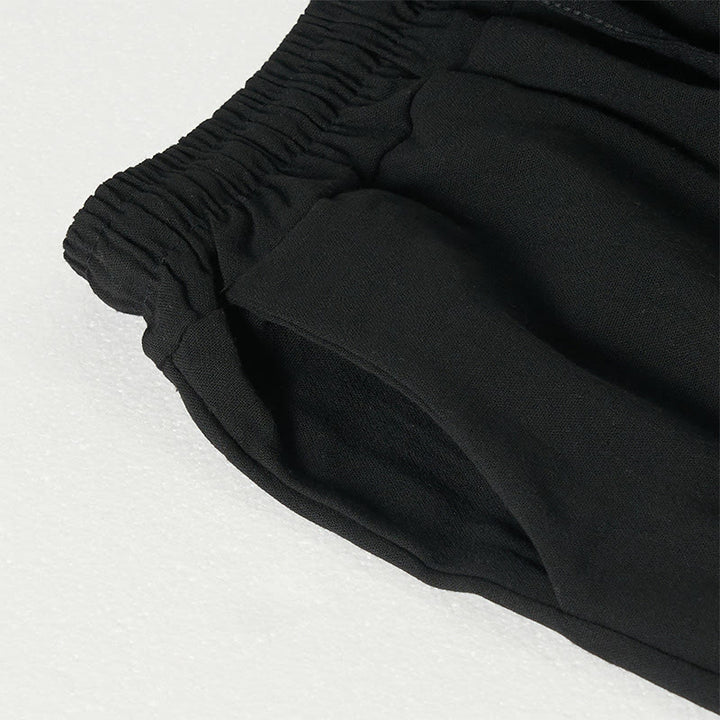 Pantalones anchos para mujer con bolsillos y diseño de rayas bohemias y Buddha Stones - image 12