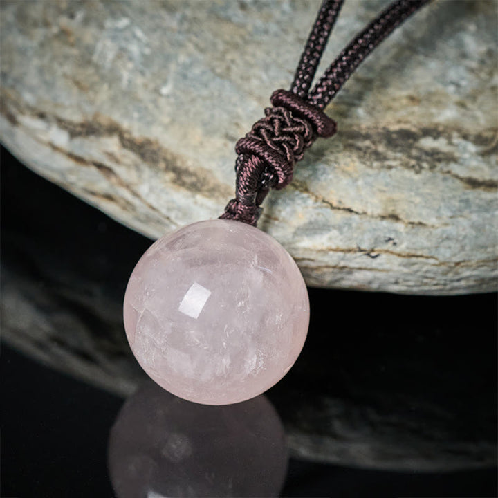 Buddha Stones Amatista, ágata amarilla, varios ágatas, cristal rosa, lazurita, lapislázuli, colgante de collar de equilibrio - image 20