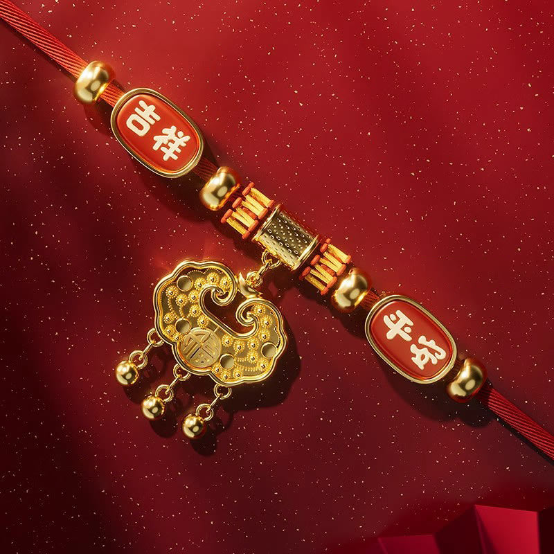 Buddha Stones Collar ajustable para mascotas, para gatos y perros, con cuentas rojas y diseño de personajes de la suerte. - image 13
