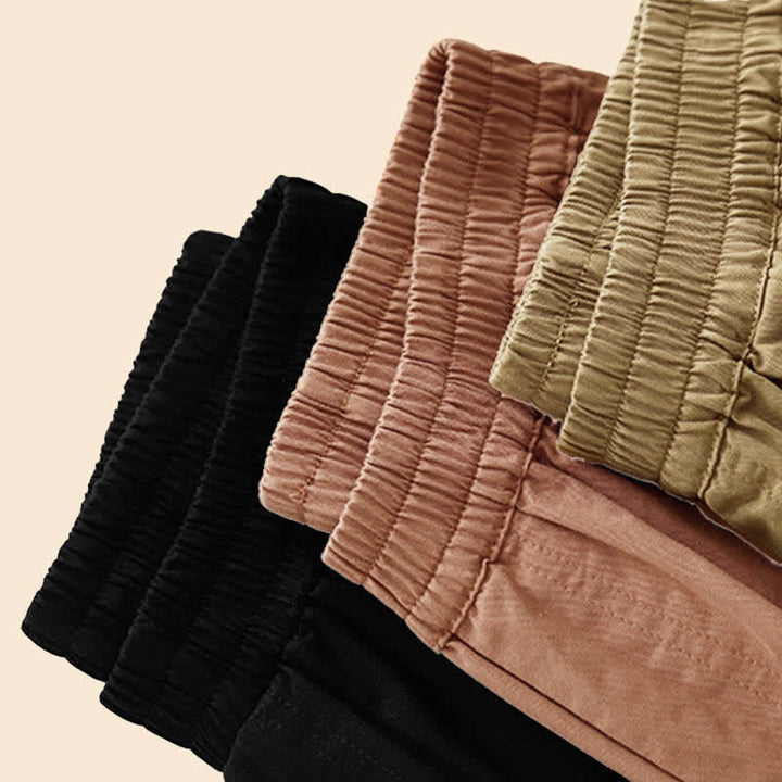 Buddha Stones Pantalones cortos de algodón para mujer con cintura elástica y bolsillos, ideales para el verano. - image 20