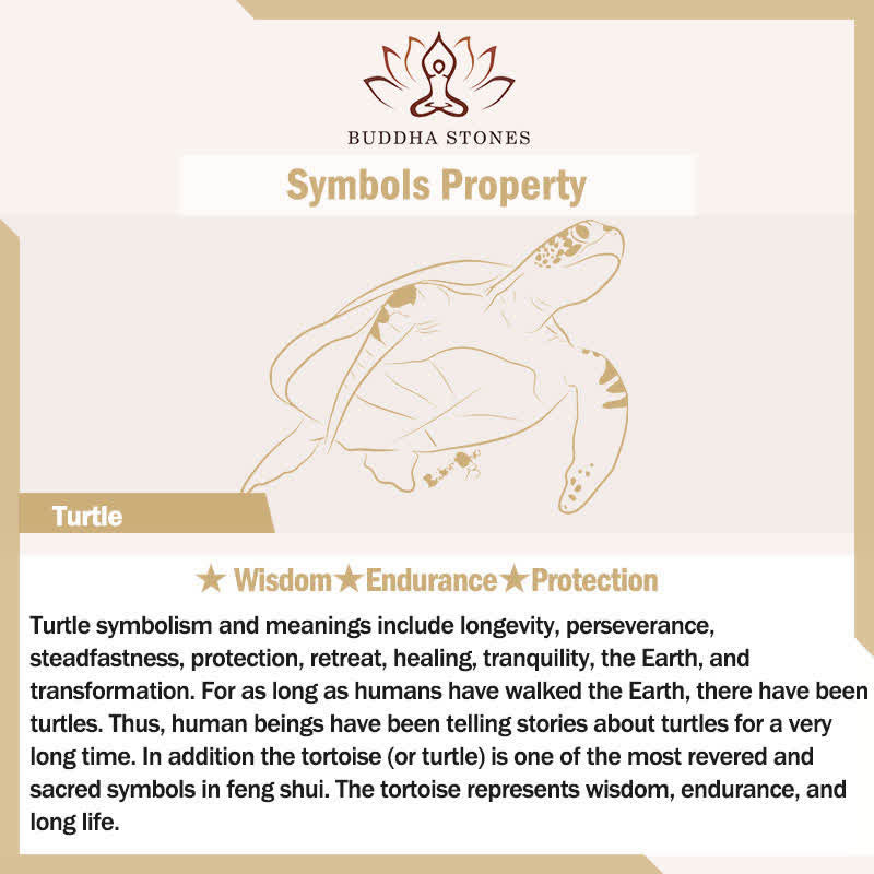 Buddha Stones Pulsera de porcelana azul y blanca con forma de tortuga, símbolo de pureza y longevidad. - image 5