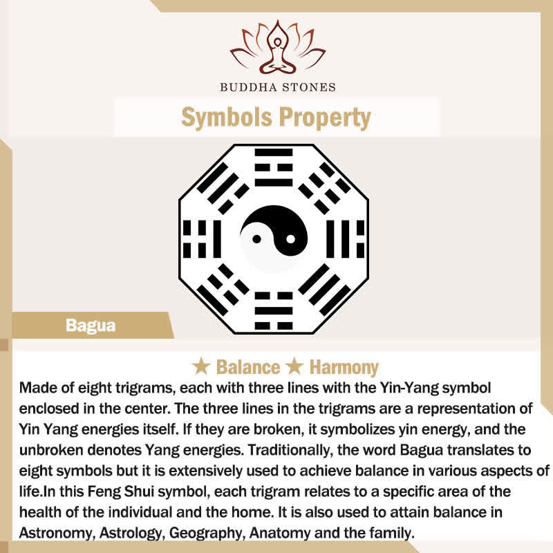 Buddha Stones Anillo abierto de cobre Yin Yang Bagua Balance - image 6