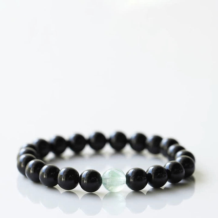 Buddha Stones Pulsera de resiliencia con diseño de animal del zodiaco y cristal de turmalina negra - Cerdo (circunferencia de la muñeca 15–16 cm) - image 15