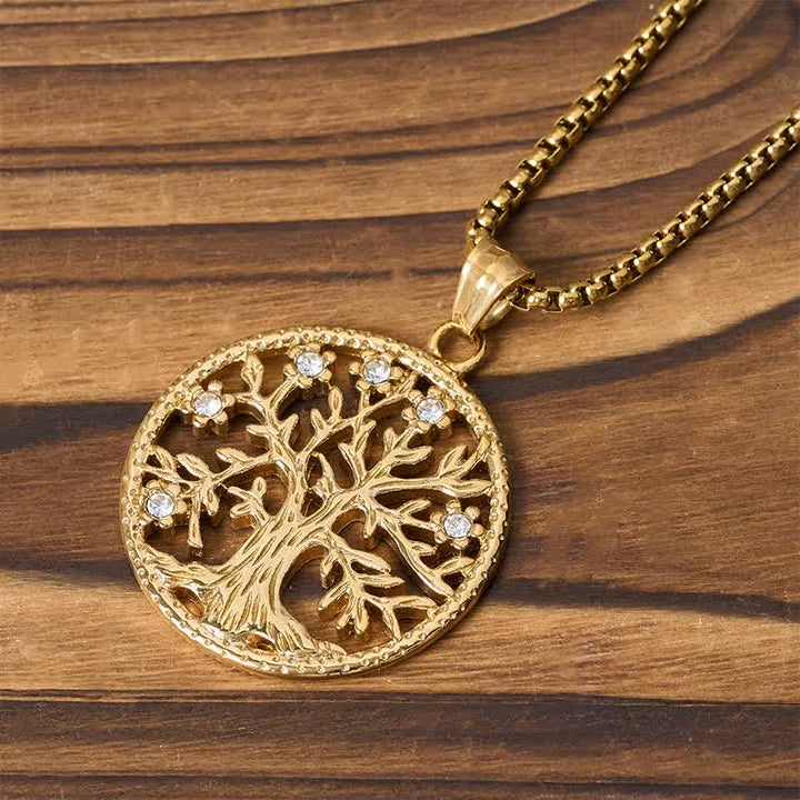 Buddha Stones Colgante de la Creación de Acero de Titanio con el Árbol de la Vida. - image 10